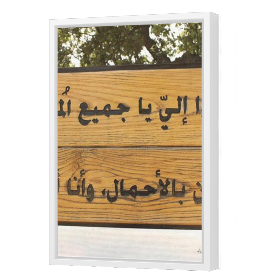 Thumbnail for Canvas - White Floating Frame