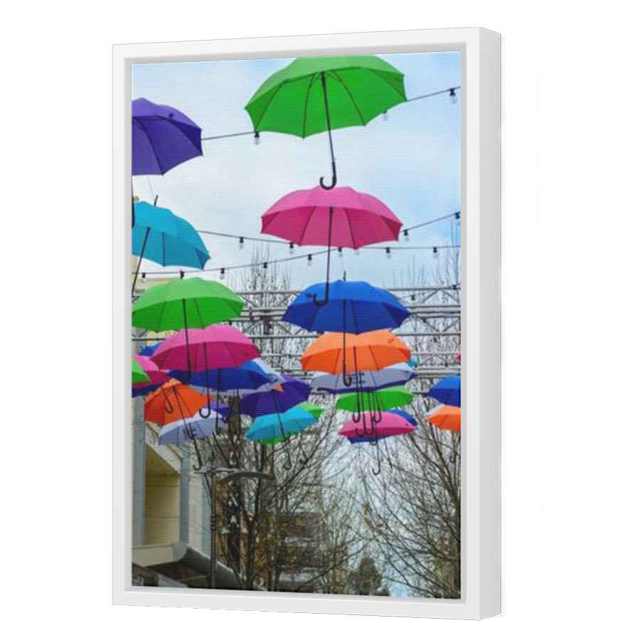 Thumbnail for Canvas - White Floating Frame