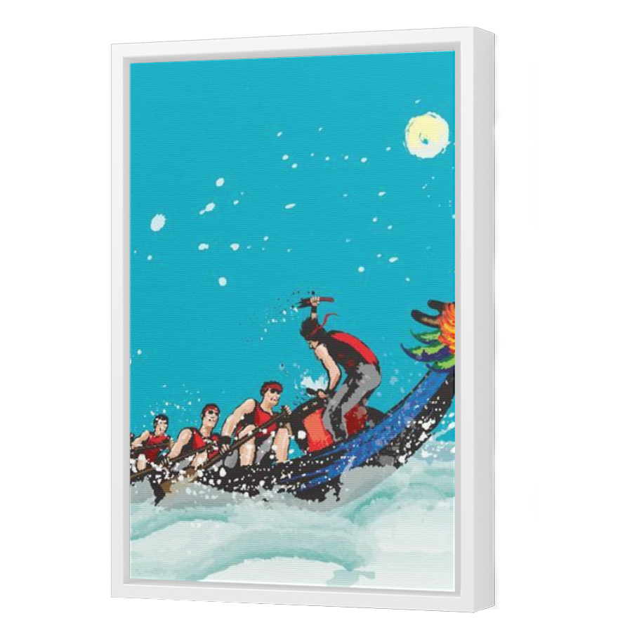 Thumbnail for Canvas - White Floating Frame