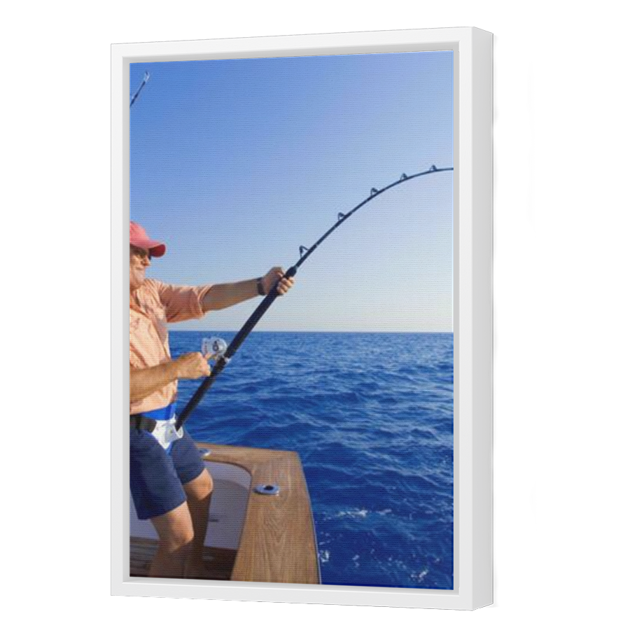 Thumbnail for Canvas - White Floating Frame