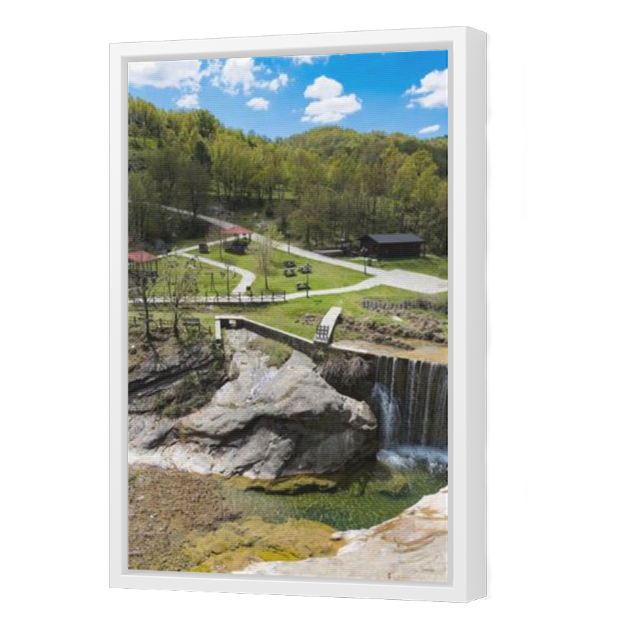 Thumbnail for Canvas - White Floating Frame