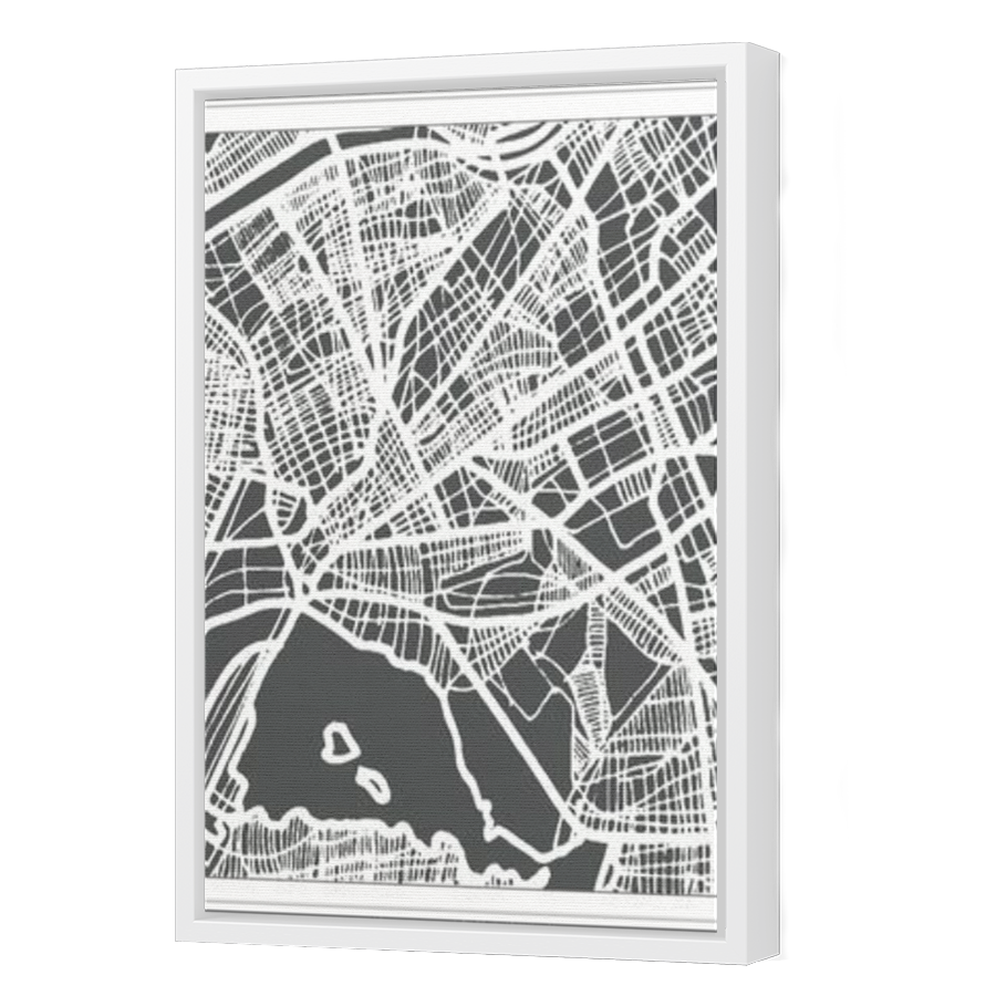 Thumbnail for Canvas - White Floating Frame