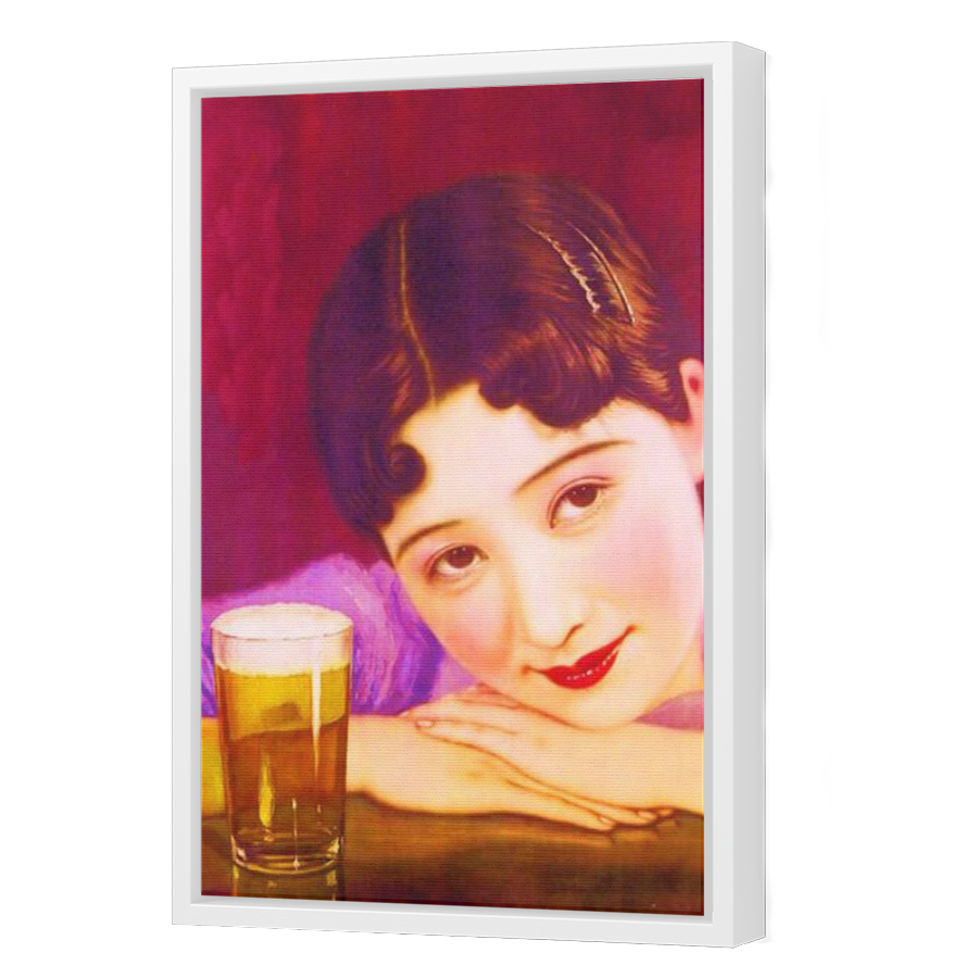 Thumbnail for Canvas - White Floating Frame