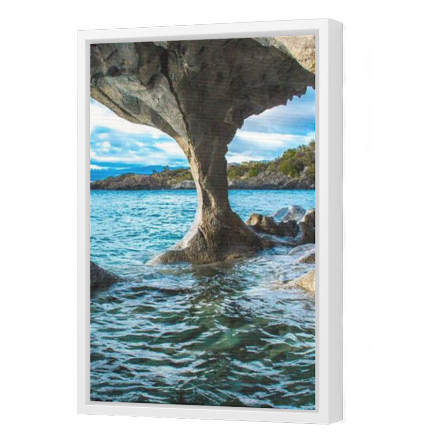 Thumbnail for Canvas - White Floating Frame