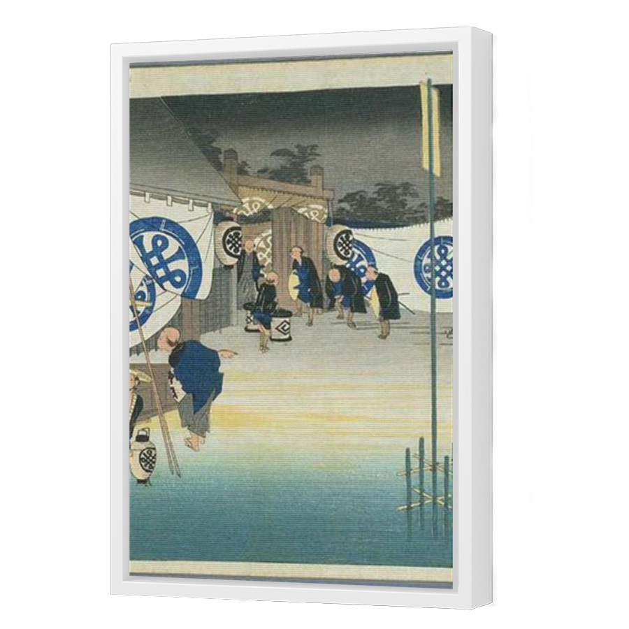 Thumbnail for Canvas - White Floating Frame