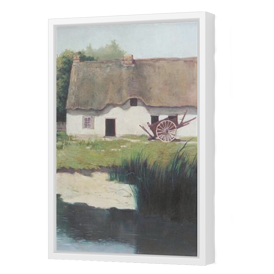 Thumbnail for Canvas - White Floating Frame