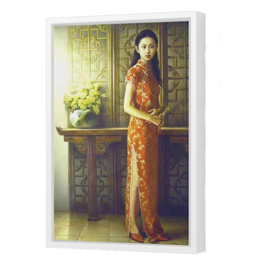 Thumbnail for Canvas - White Floating Frame