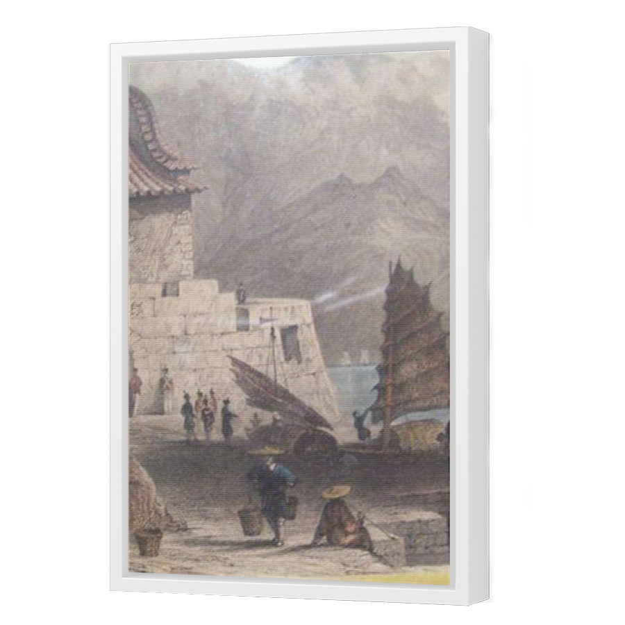 Thumbnail for Canvas - White Floating Frame