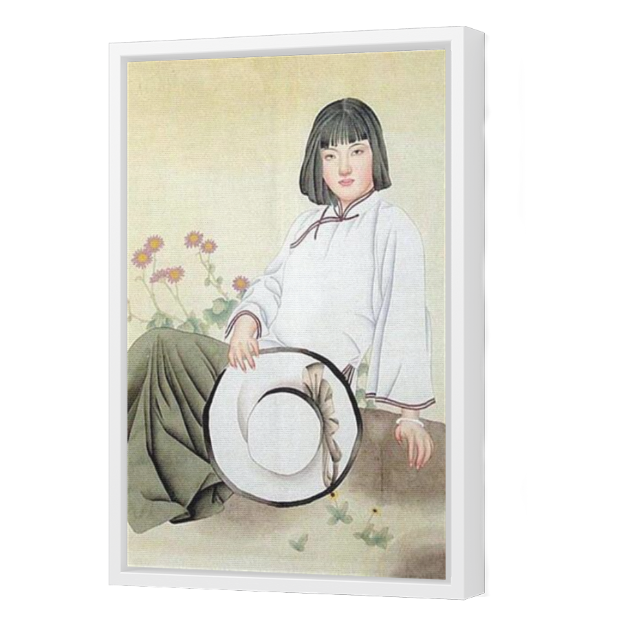 Thumbnail for Canvas - White Floating Frame