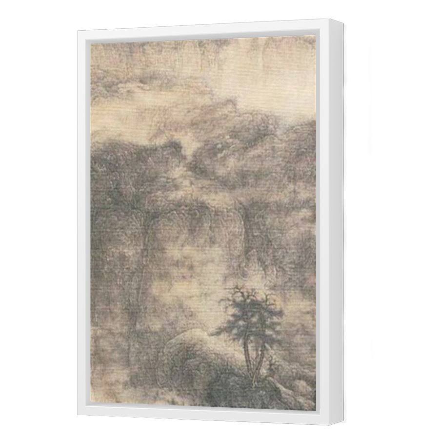 Thumbnail for Canvas - White Floating Frame