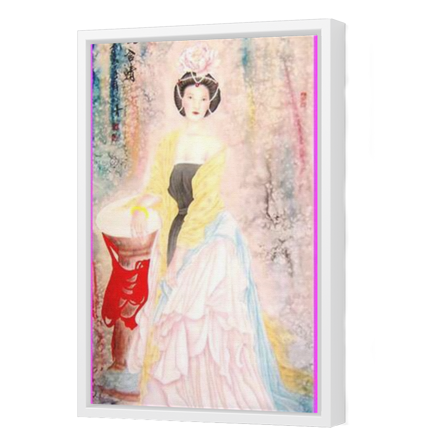 Thumbnail for Canvas - White Floating Frame