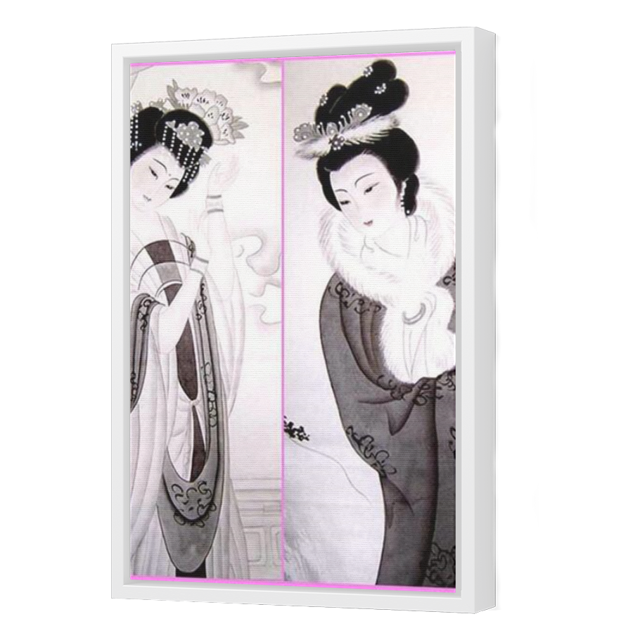 Thumbnail for Canvas - White Floating Frame