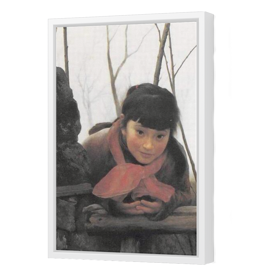 Thumbnail for Canvas - White Floating Frame