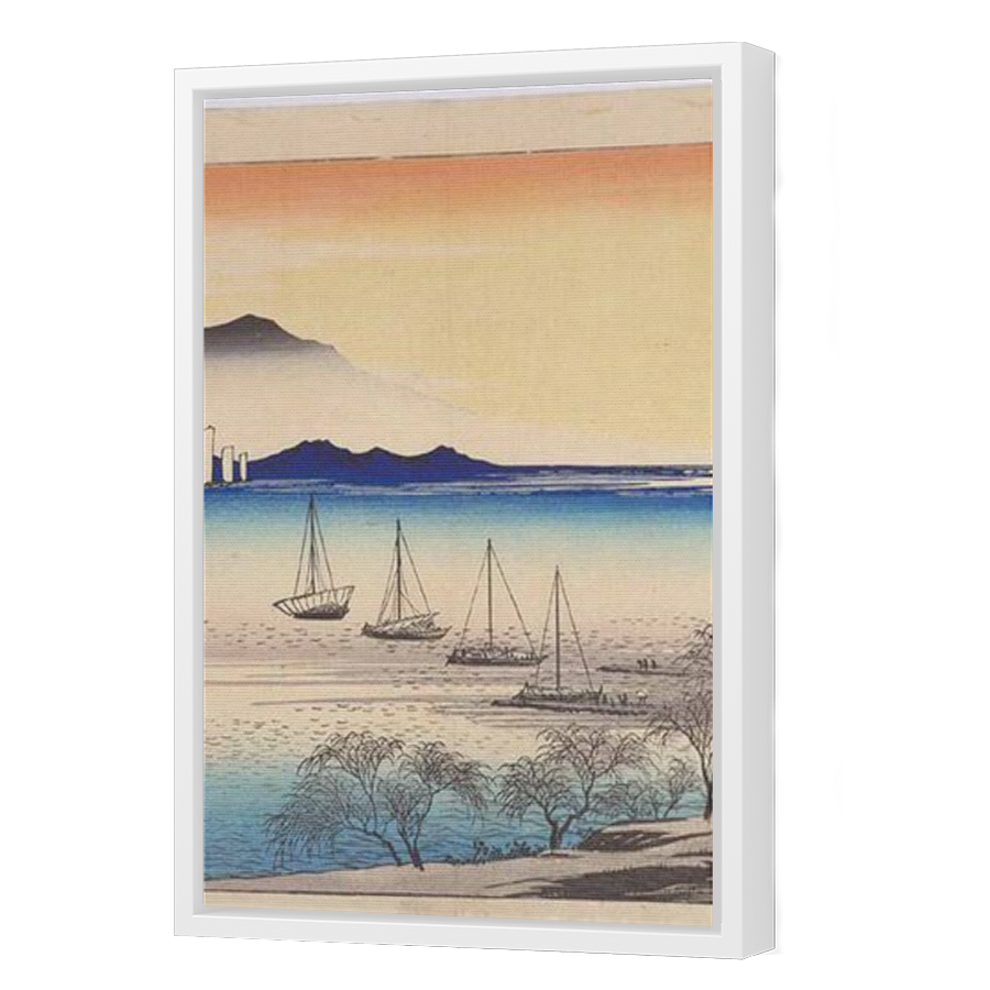 Thumbnail for Canvas - White Floating Frame