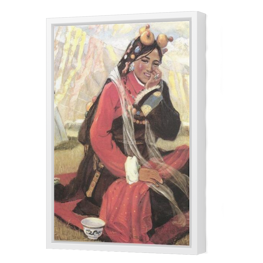 Thumbnail for Canvas - White Floating Frame