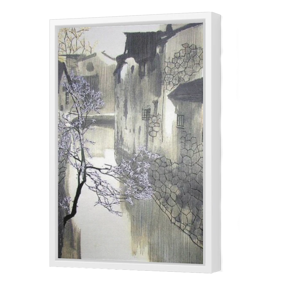 Thumbnail for Canvas - White Floating Frame