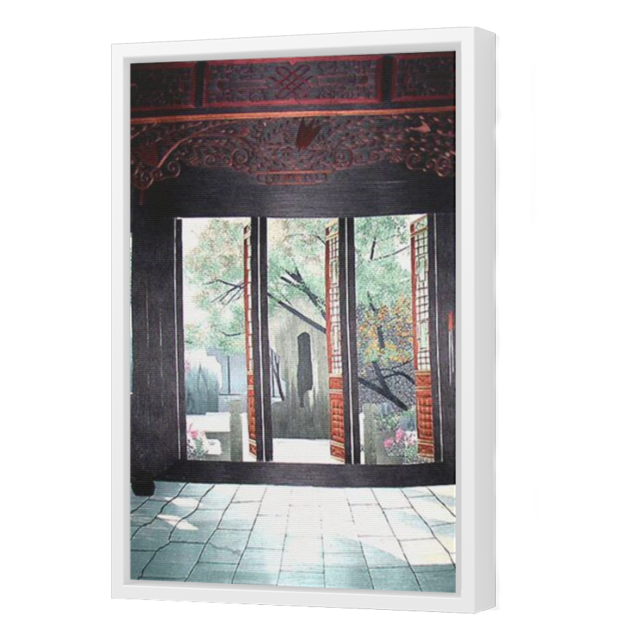 Thumbnail for Canvas - White Floating Frame