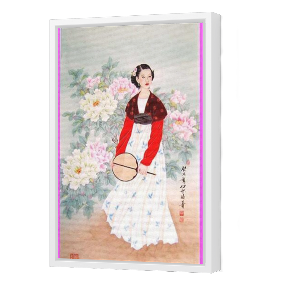Thumbnail for Canvas - White Floating Frame
