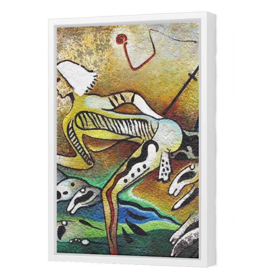 Thumbnail for Canvas - White Floating Frame