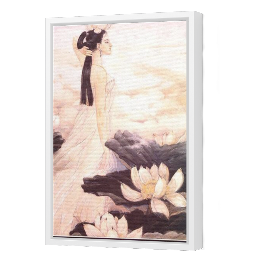 Thumbnail for Canvas - White Floating Frame