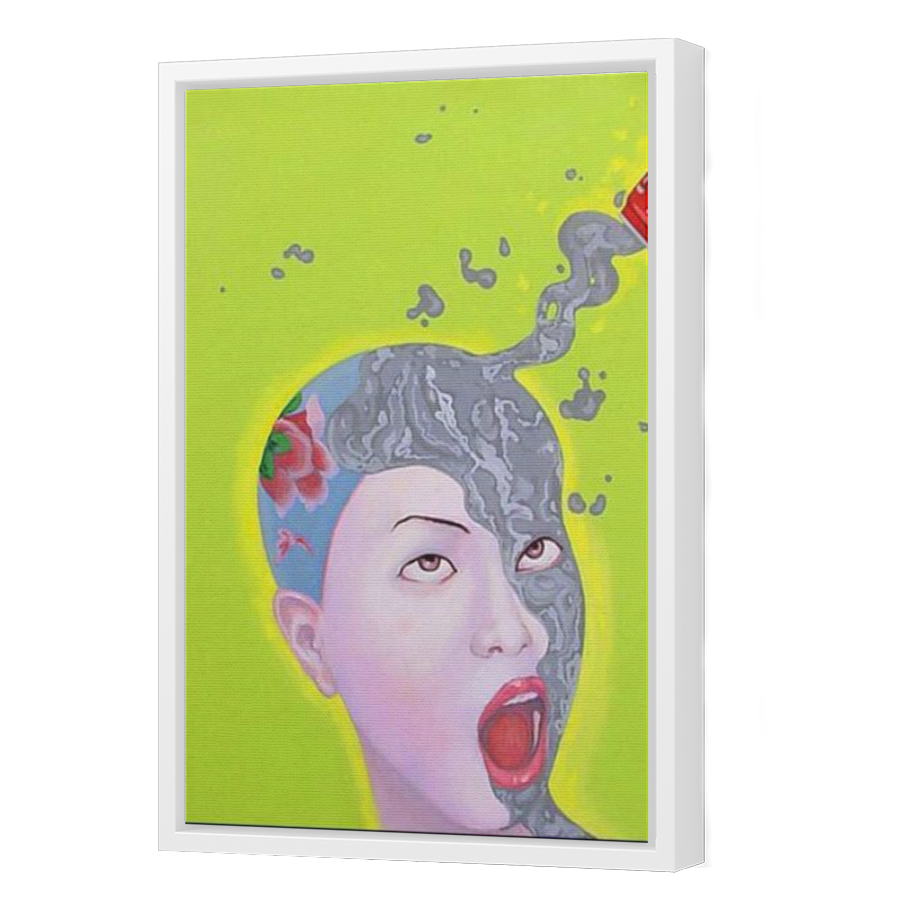 Thumbnail for Canvas - White Floating Frame