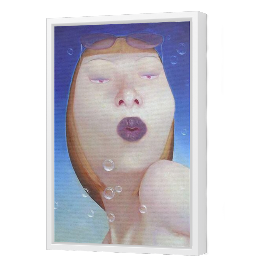 Thumbnail for Canvas - White Floating Frame