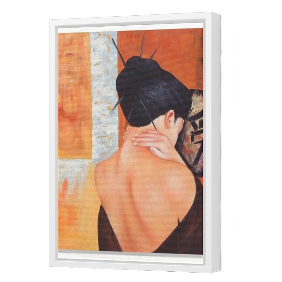 Thumbnail for Canvas - White Floating Frame