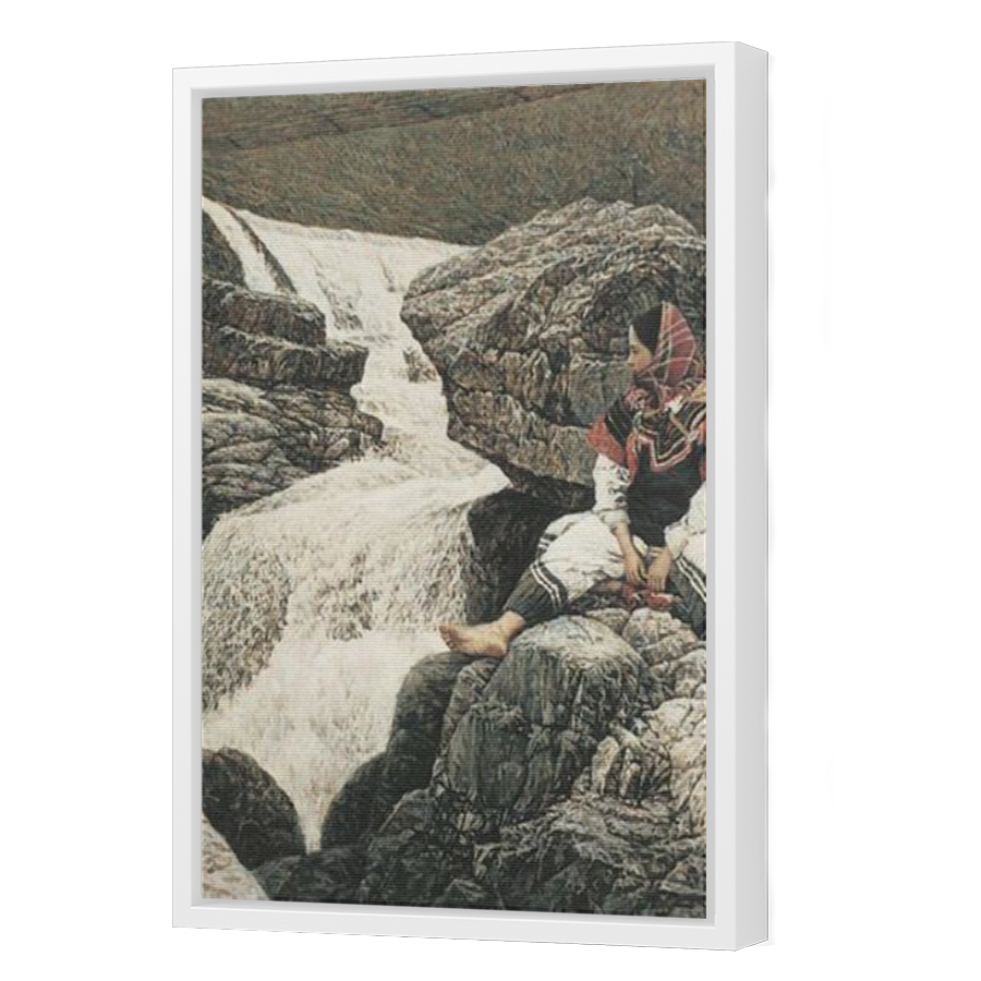 Thumbnail for Canvas - White Floating Frame