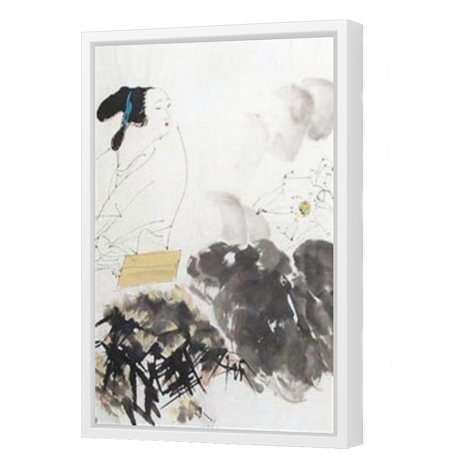 Thumbnail for Canvas - White Floating Frame