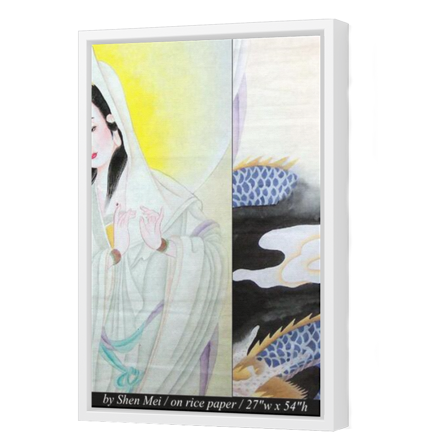 Thumbnail for Canvas - White Floating Frame