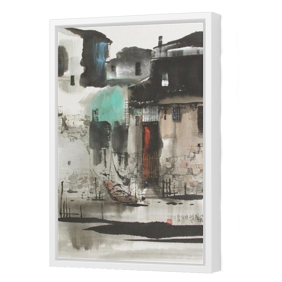 Thumbnail for Canvas - White Floating Frame