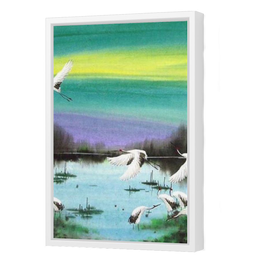 Thumbnail for Canvas - White Floating Frame