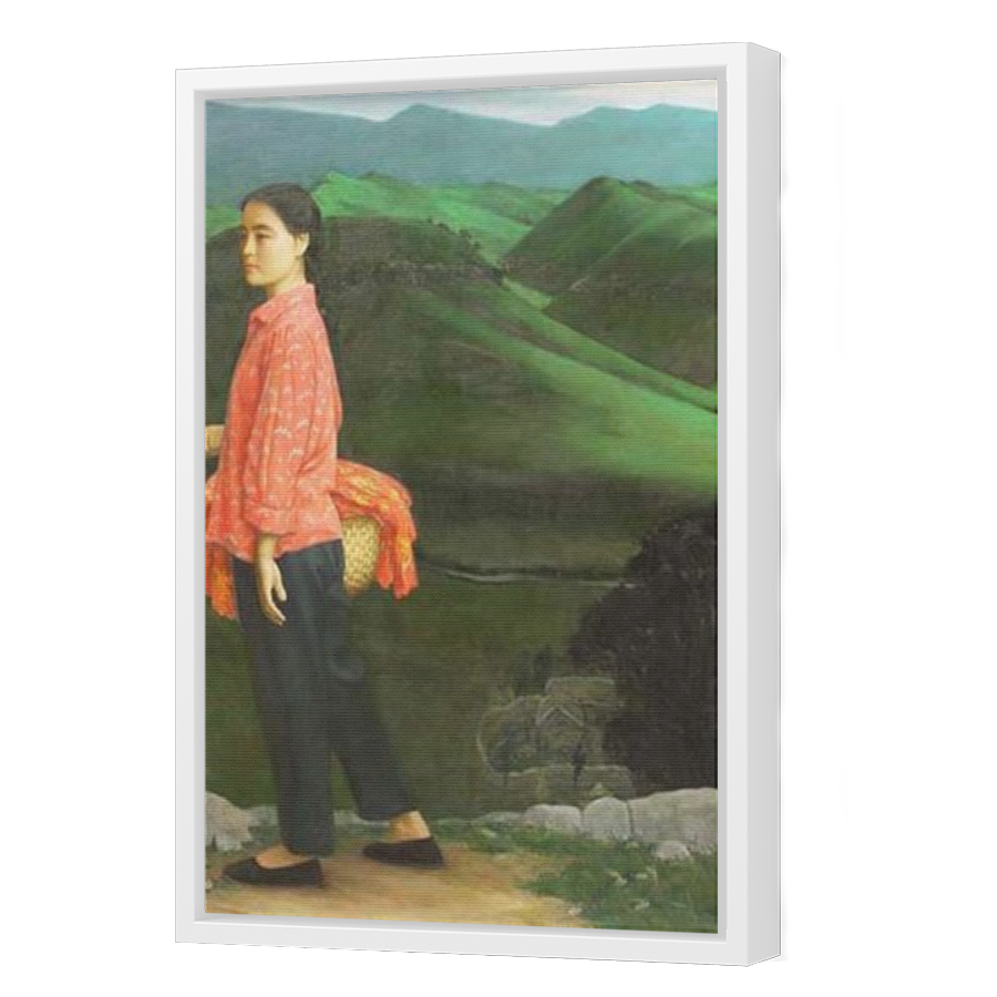 Thumbnail for Canvas - White Floating Frame