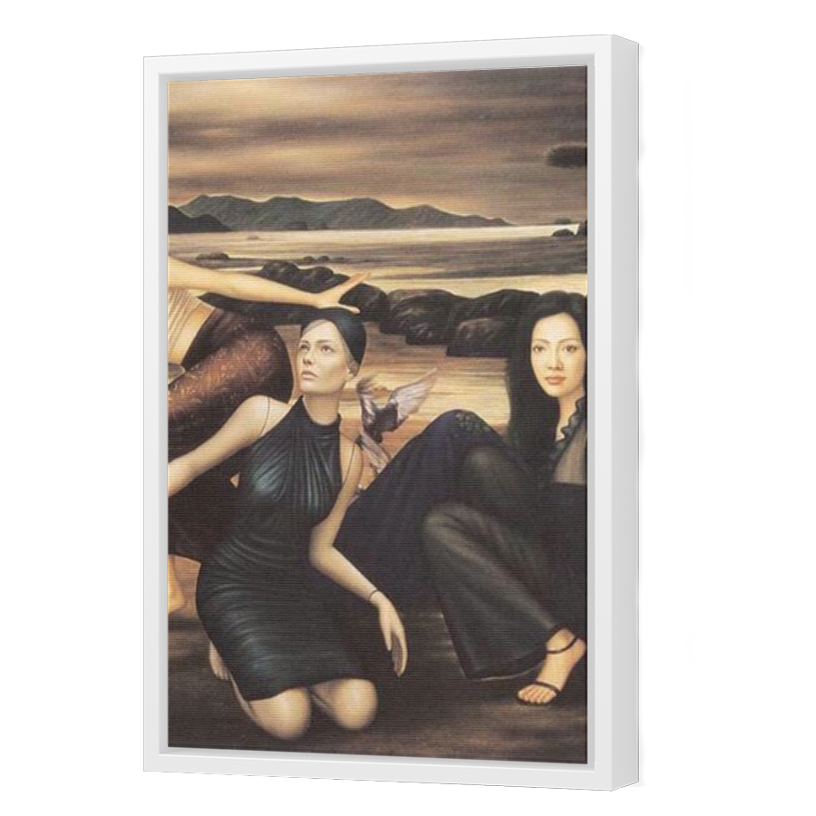 Thumbnail for Canvas - White Floating Frame