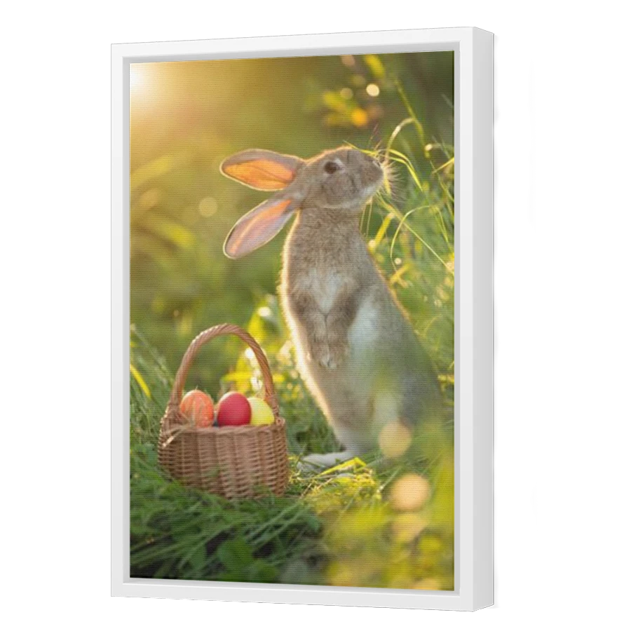 Thumbnail for Canvas - White Floating Frame