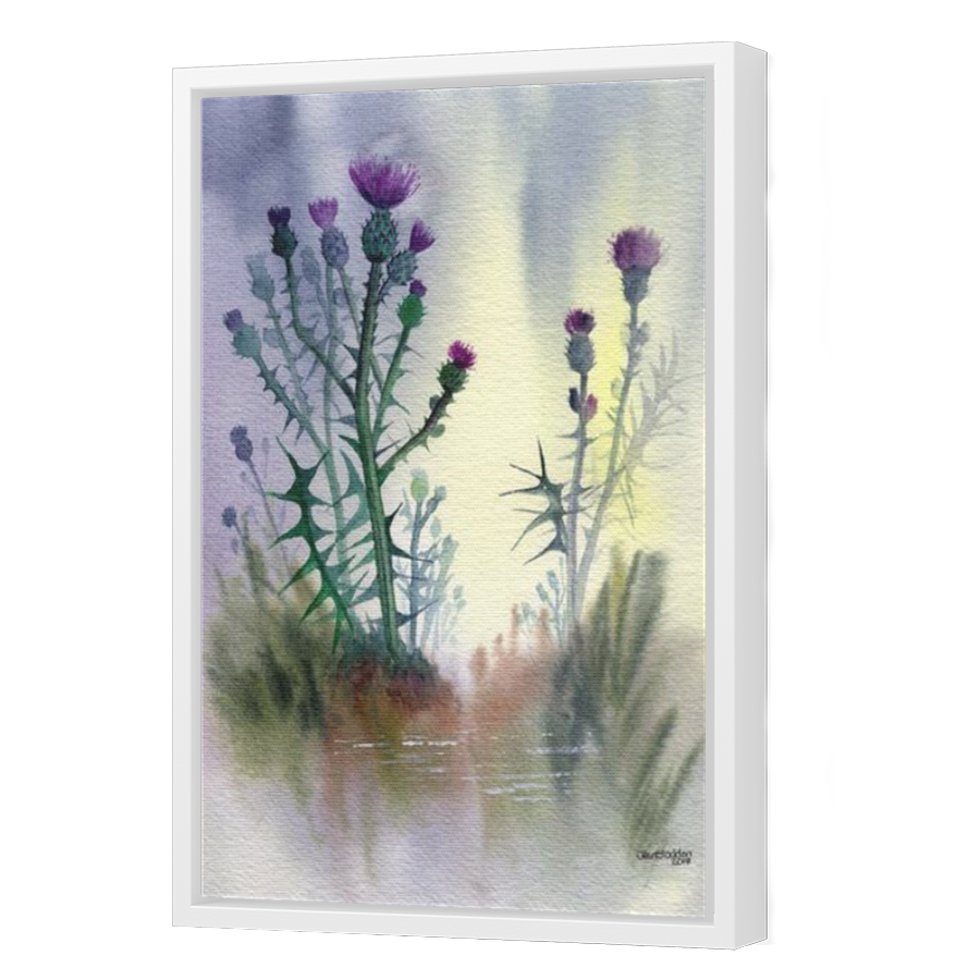 Thumbnail for Canvas - White Floating Frame
