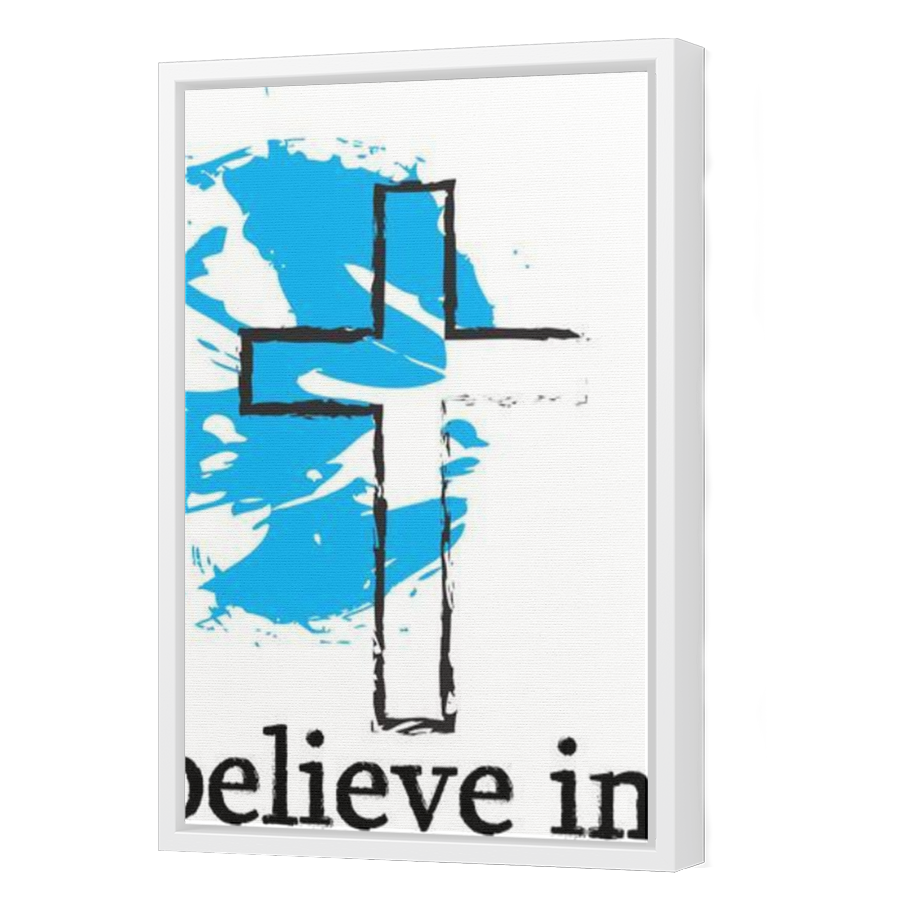 Thumbnail for Canvas - White Floating Frame
