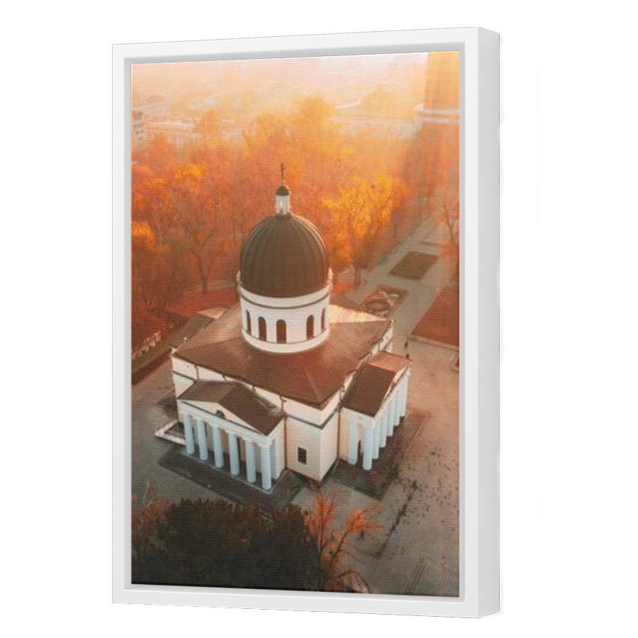 Thumbnail for Canvas - White Floating Frame