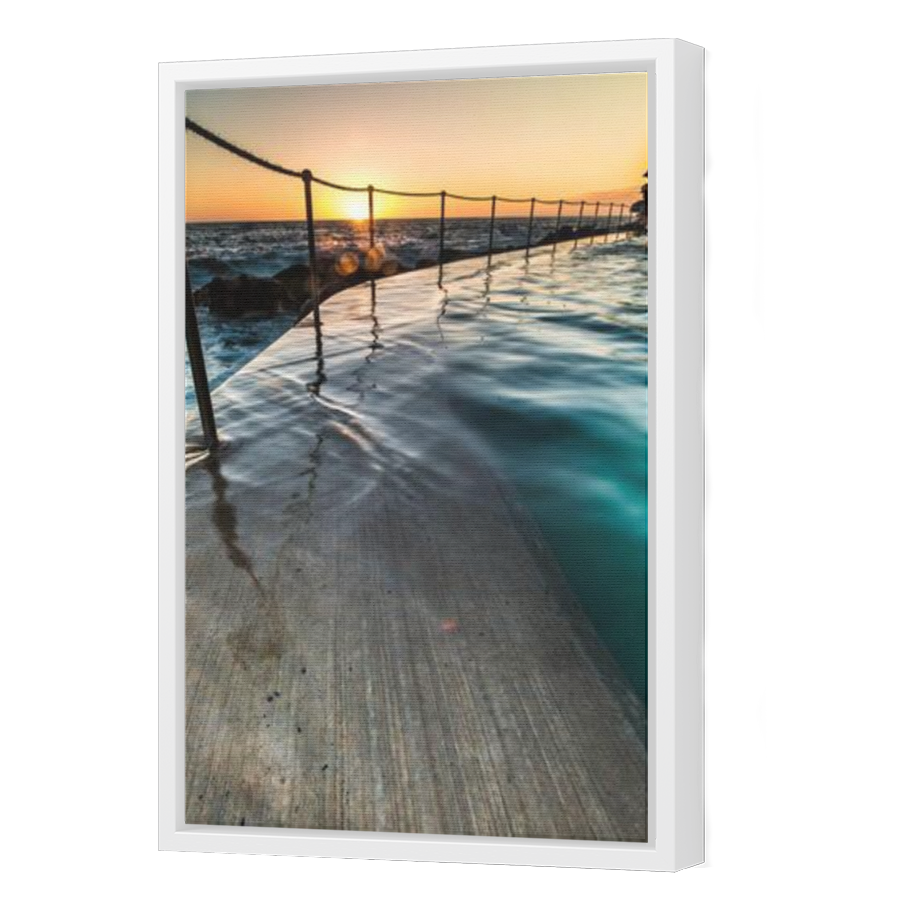 Thumbnail for Canvas - White Floating Frame
