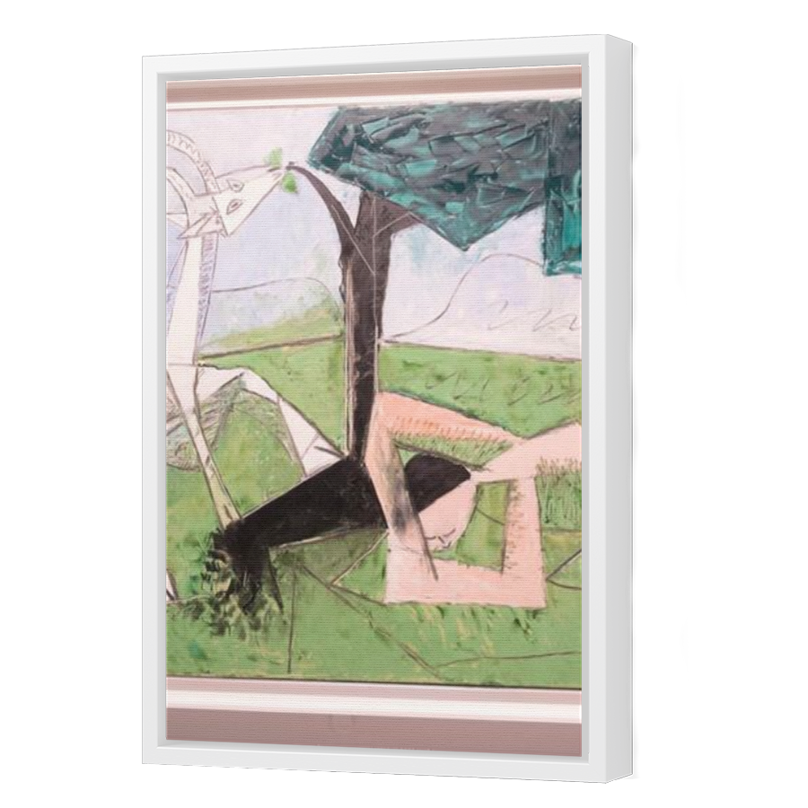 Thumbnail for Canvas - White Floating Frame