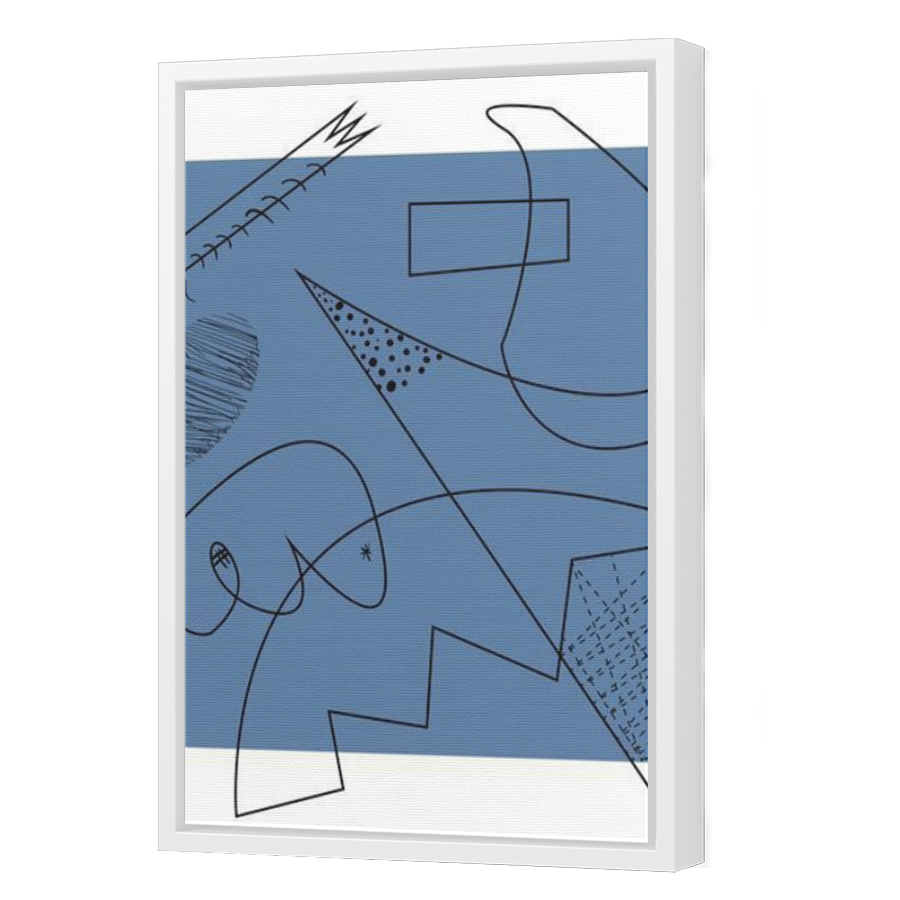 Thumbnail for Canvas - White Floating Frame