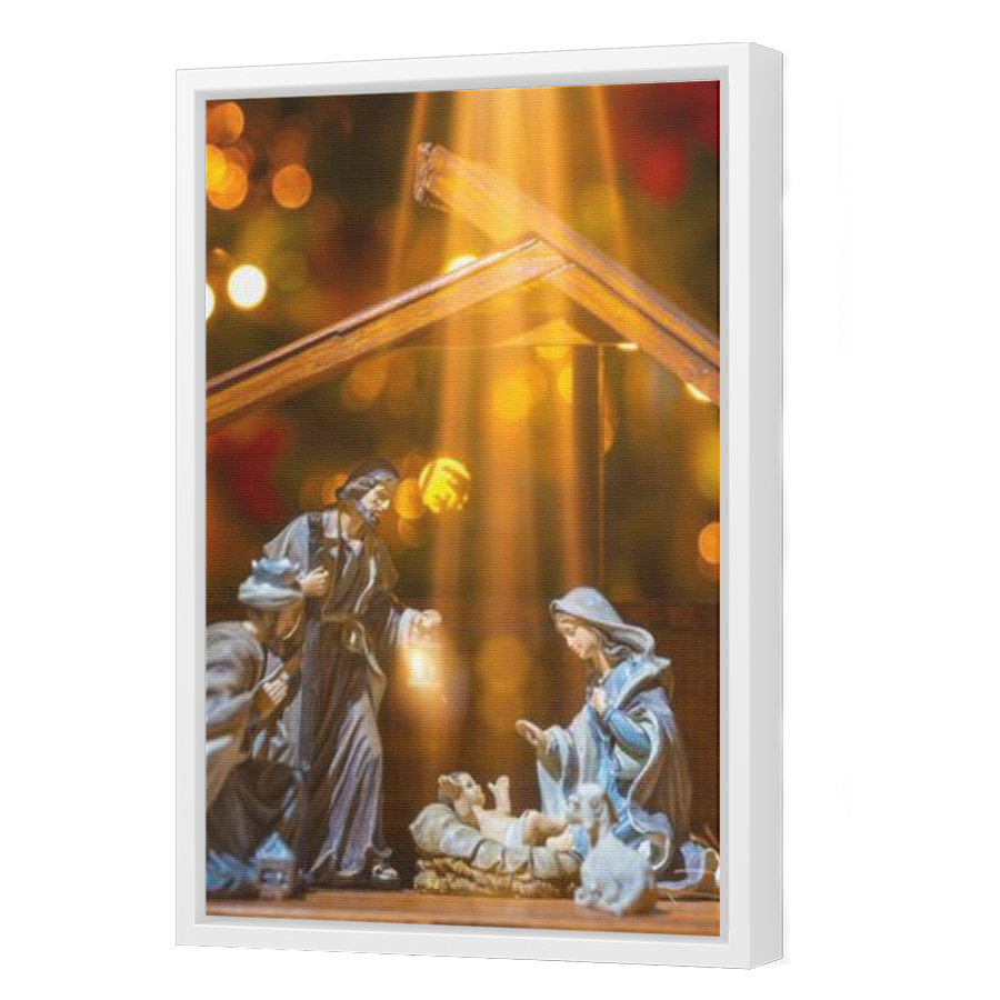 Thumbnail for Canvas - White Floating Frame