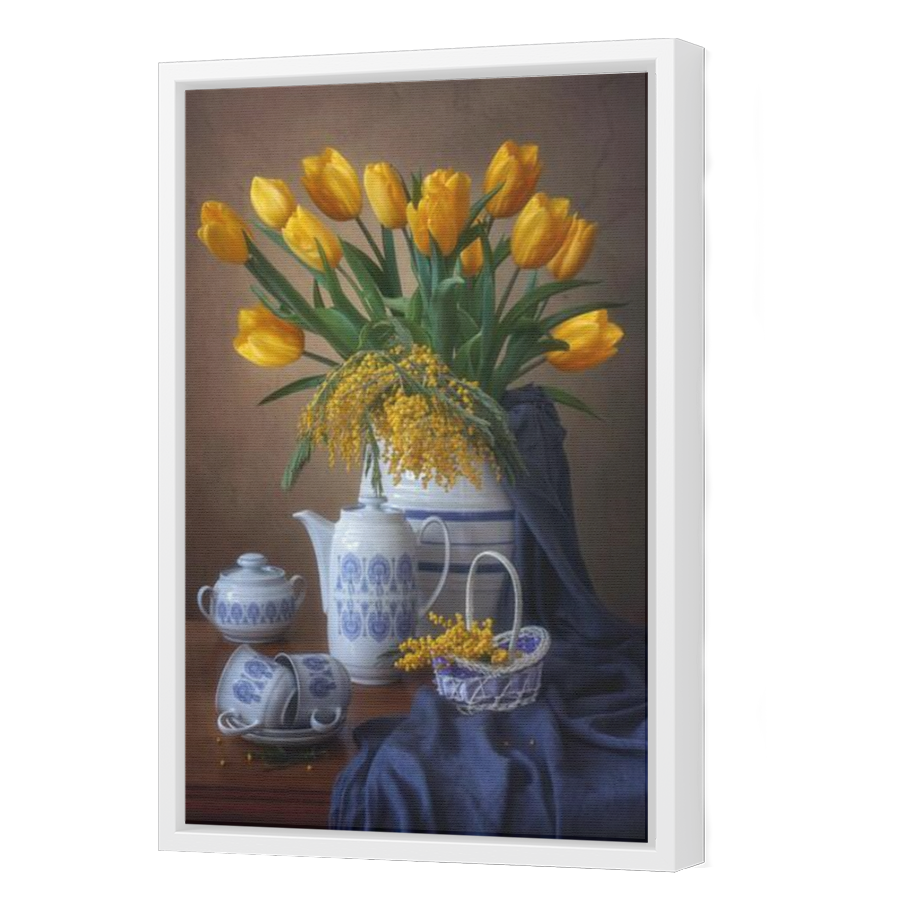 Thumbnail for Canvas - White Floating Frame