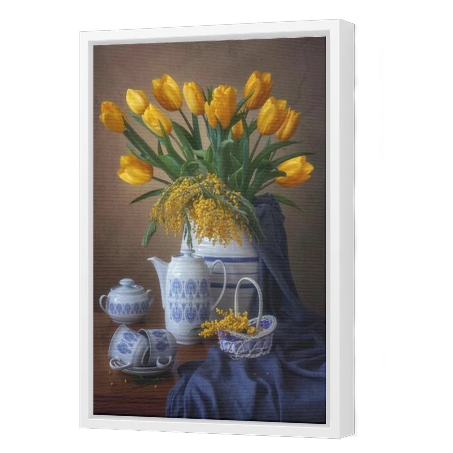 Thumbnail for Canvas - White Floating Frame