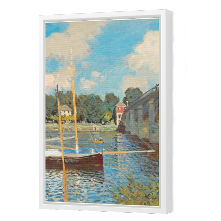 Thumbnail for Canvas - White Floating Frame