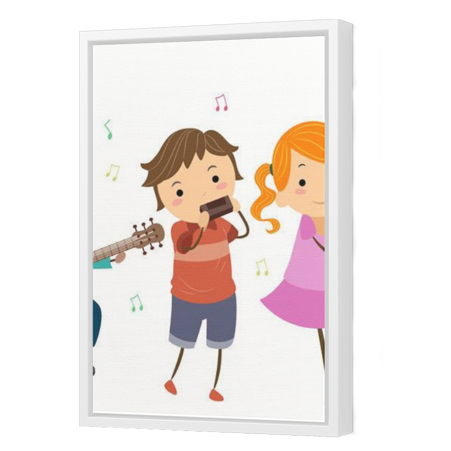 Thumbnail for Canvas - White Floating Frame