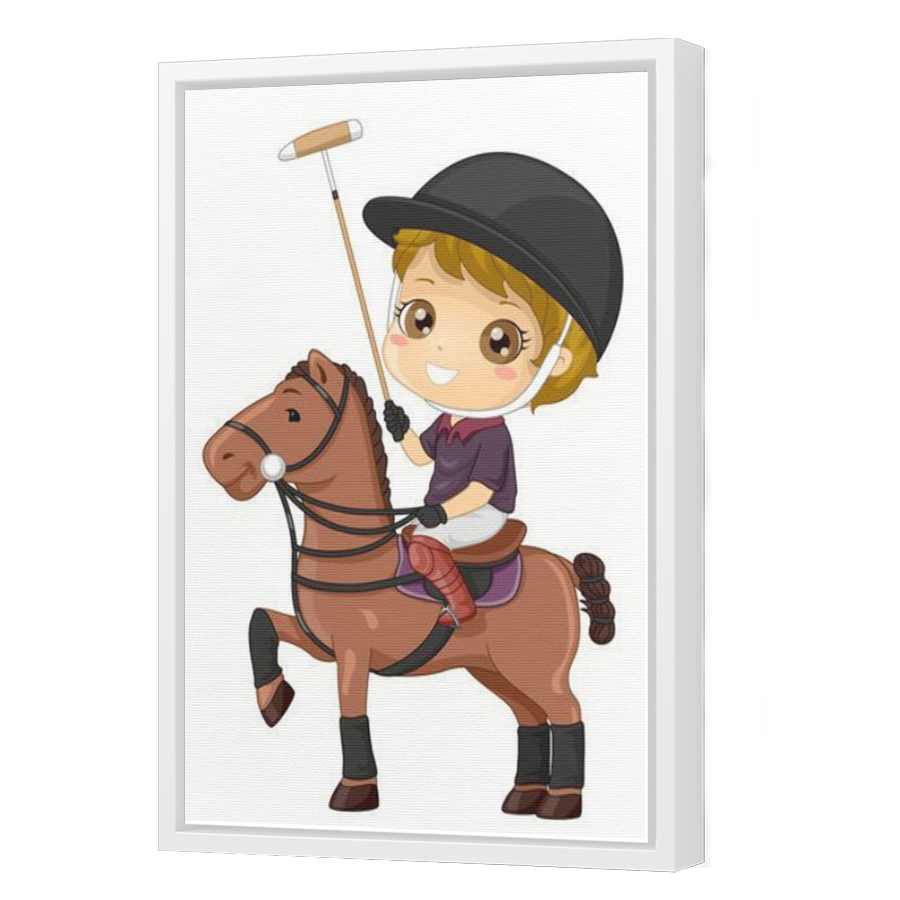 Thumbnail for Canvas - White Floating Frame