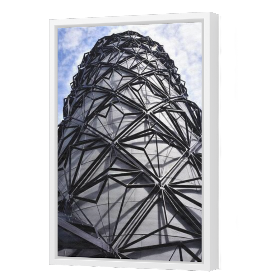 Thumbnail for Canvas - White Floating Frame
