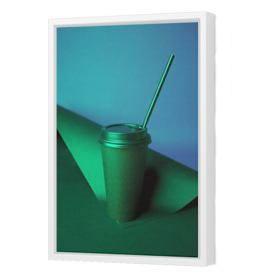 Thumbnail for Canvas - White Floating Frame