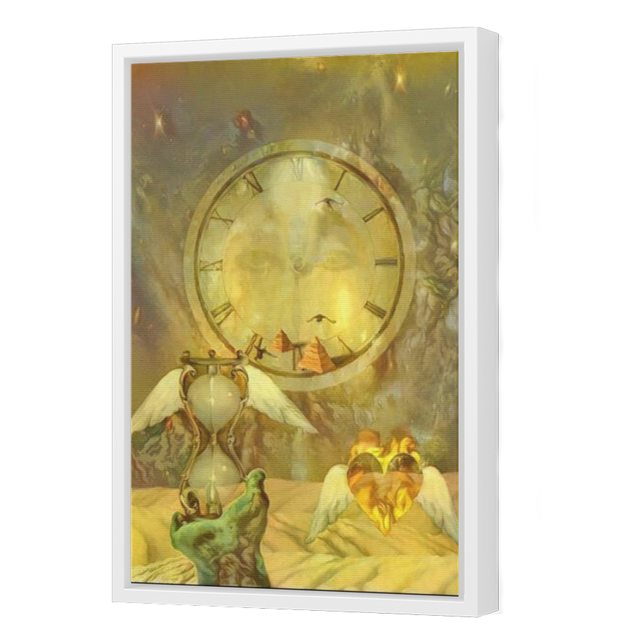 Thumbnail for Canvas - White Floating Frame